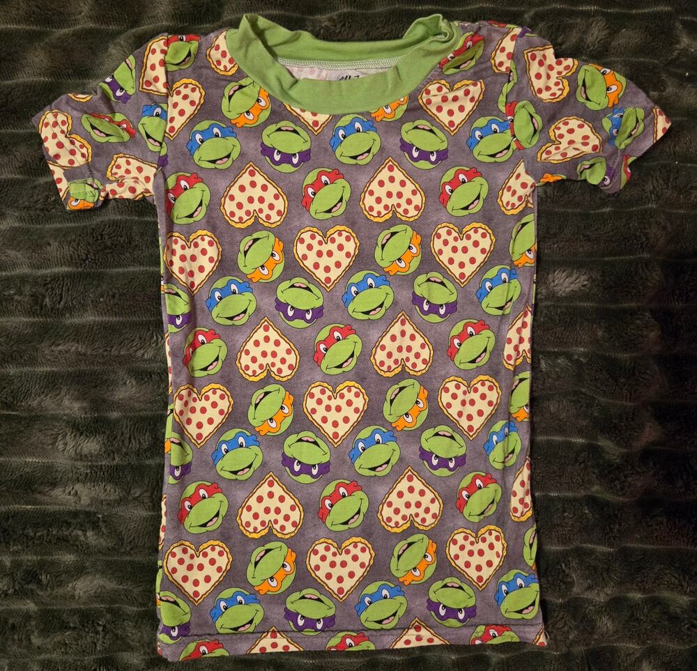 AddyZay Boutique Bamboo 3T Turtles Pizza T-Shirt